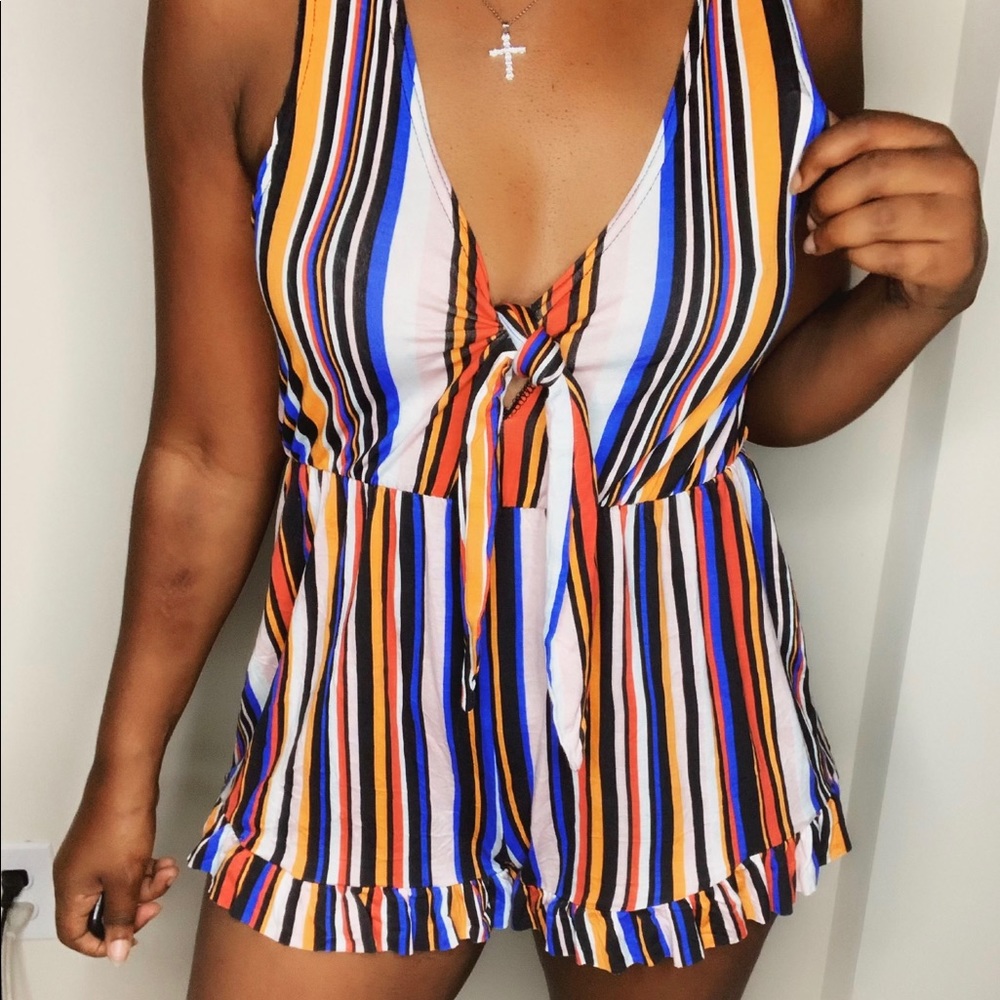 Multicolored romper